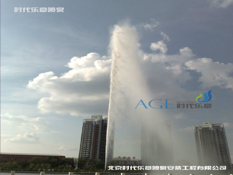 "亞洲第一高噴"齊齊哈爾185米高噴工程